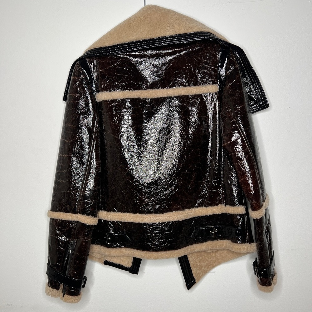 Veronica Beard Shearling Asymmetrical Jacket, 0 - image 4
